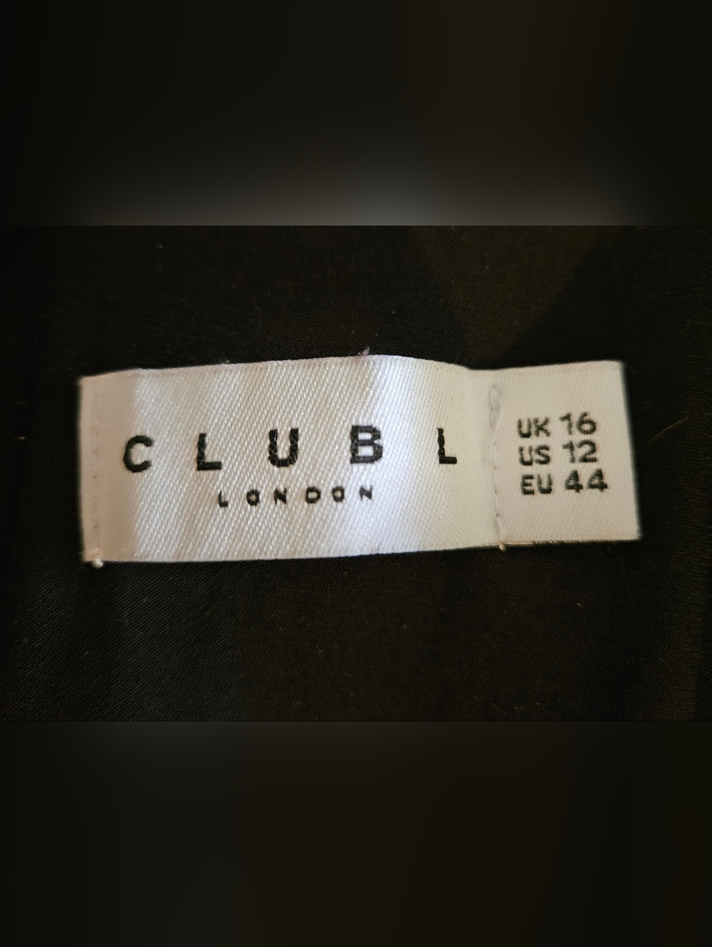Club L Black One-Shoulder Evening Maxi Mermaid Dress - Picture 2 of 5